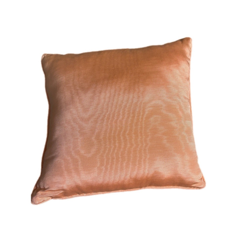 Vintage Floral Stag Peach Pillow Cross-stitch Cottagecore Heritage Decor Style - Picture 4 of 8